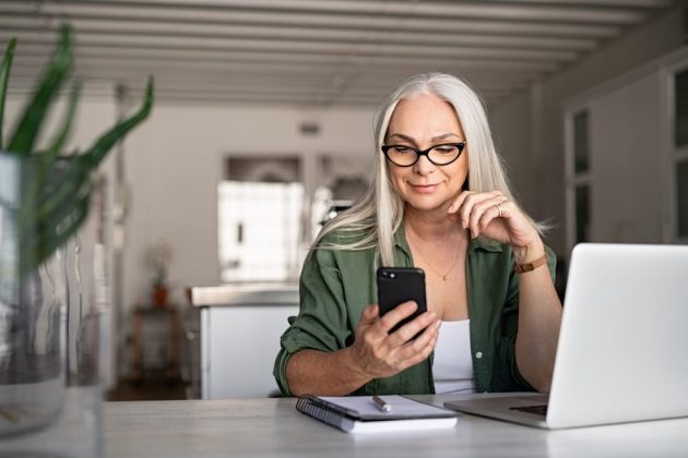 Person on phone