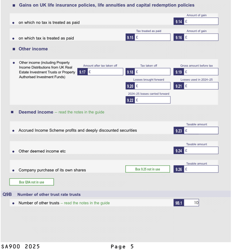 image 7 | Trust Tax- 3001 4020 4065 Error 'Number of Other Trust rate Trusts' (Fixed)