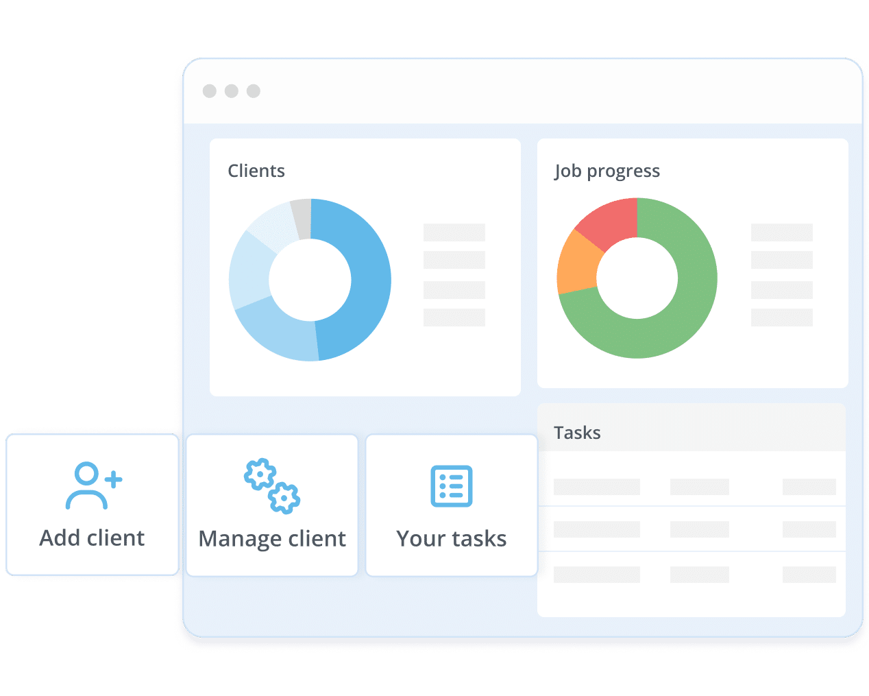 Accountancy software clients job progress tasks | Accountancy Software