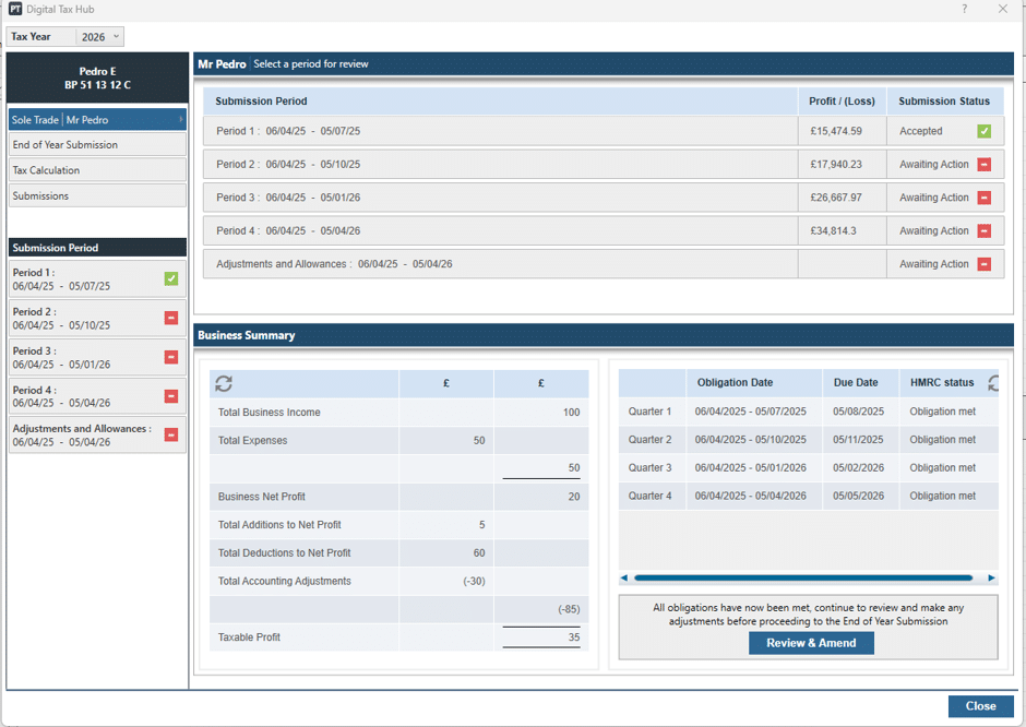 image 31 | Personal Tax - MTD End of year Submission
